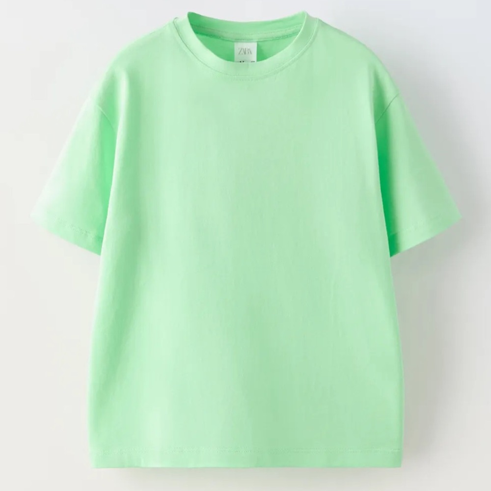 Zara Mint Green Kids T-Shirt 11/12 L kt2